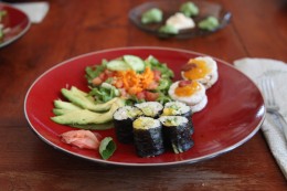 Anamaya's sushi and gourmet, healthy food