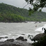 Surfing in Montezuma