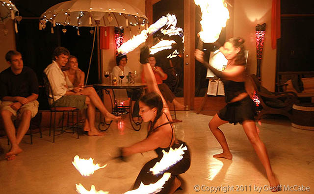 sexy fire dancers
