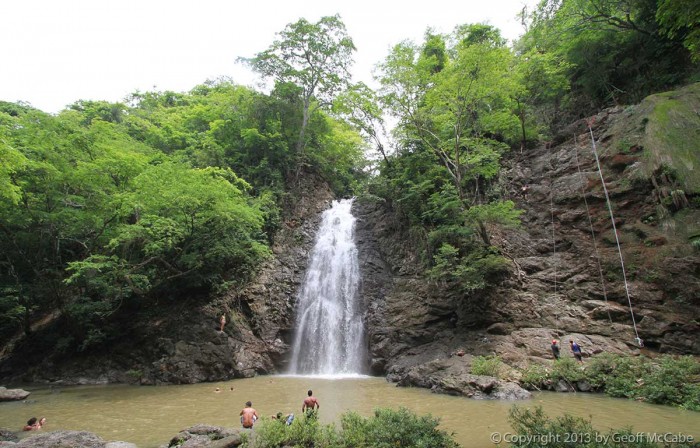 Rockclimbing at Montezuma Falls