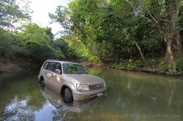 My car stuck in the Rio Negro