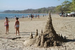 Costa Rica sandcastle competition